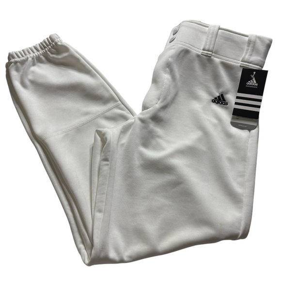 Adidas Other - Adidas Kids Baseball Pants Solid White traditional cut XL